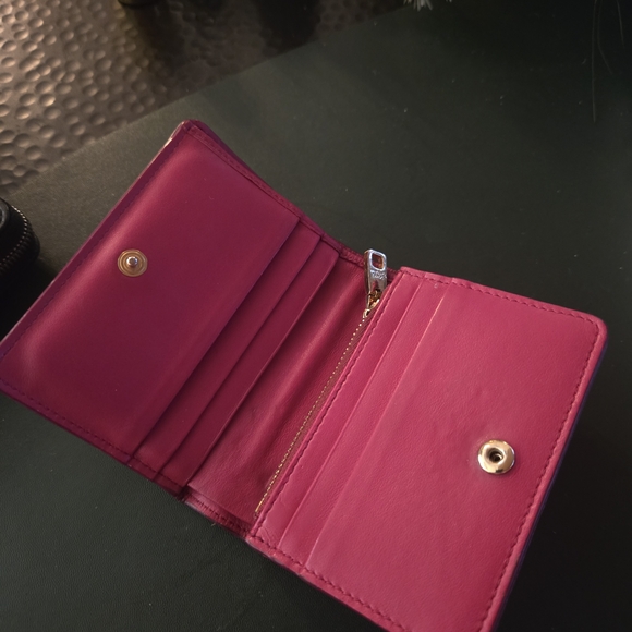 Dolce & Gabbana Pink Card Holder with Silver Logo - Picture 5 of 7